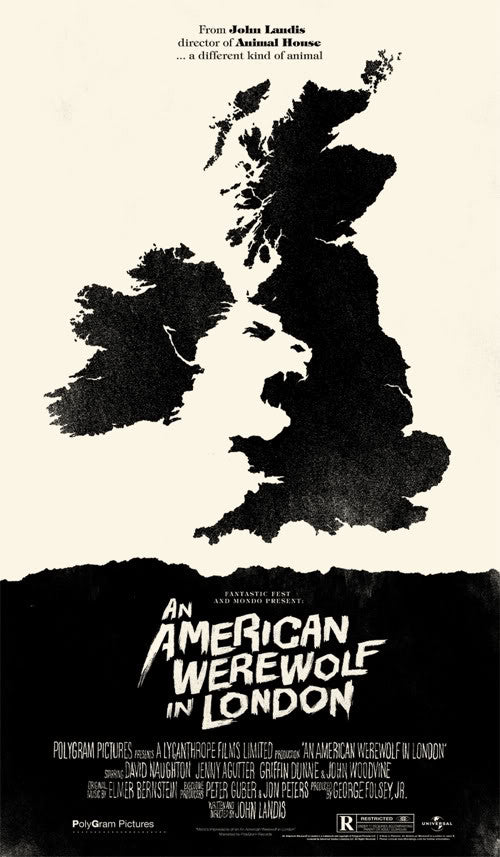Olly Moss - "American Werewolf in London" Variant - 2011