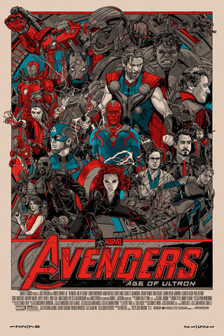 Tyler Stout - "Avengers: Age of Ultron" Signed 1st Edition - 2015