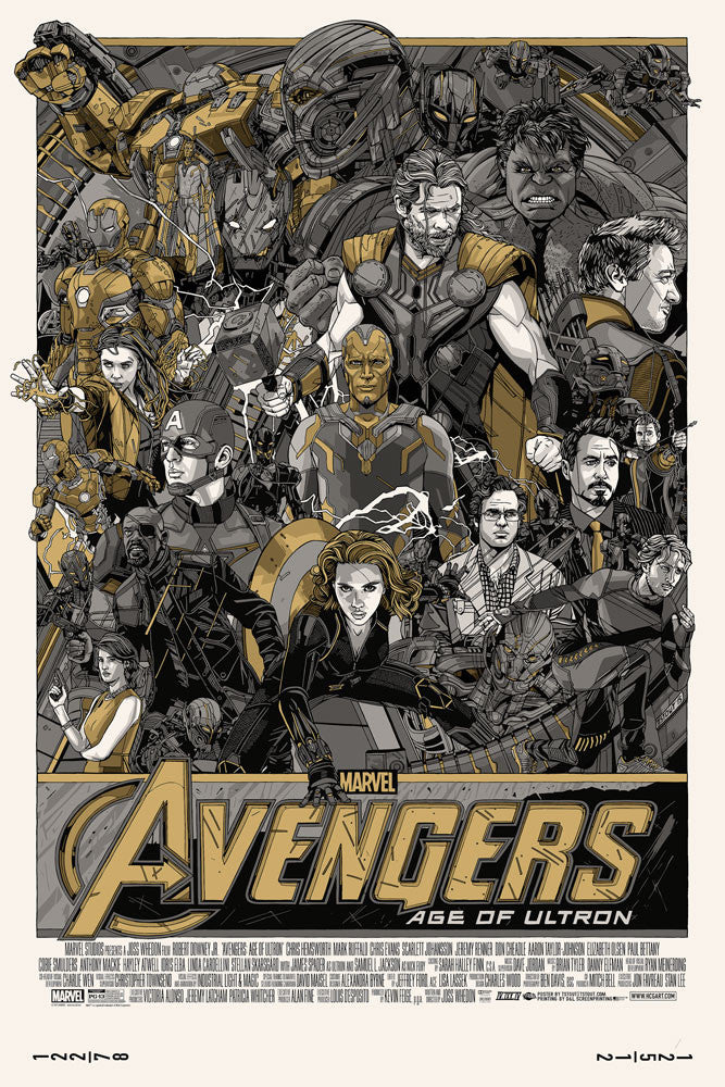 Tyler Stout - "Avengers: Age of Ultron" Signed Variant - 2015