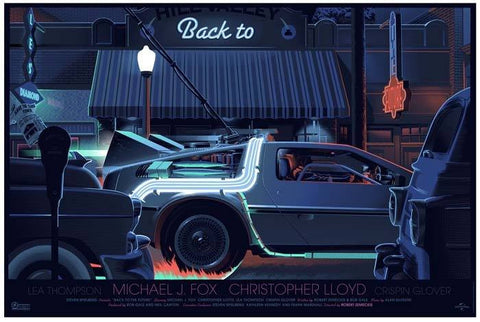 Laurent Durieux - "Back to the Future Part I" 1st Edition - 2014