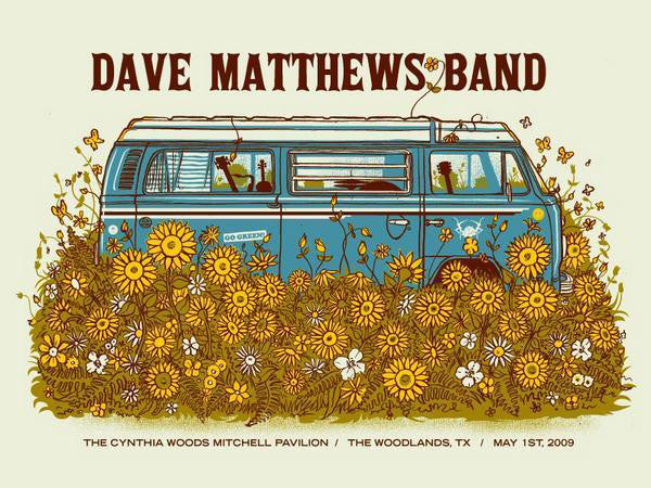 Methane Studios - "Dave Matthews Band Woodlands" 1st Edition - 2009