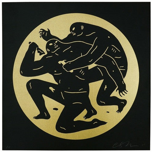 Cleon Peterson - "Destroying the Weak 1" Gold Edition - 2015