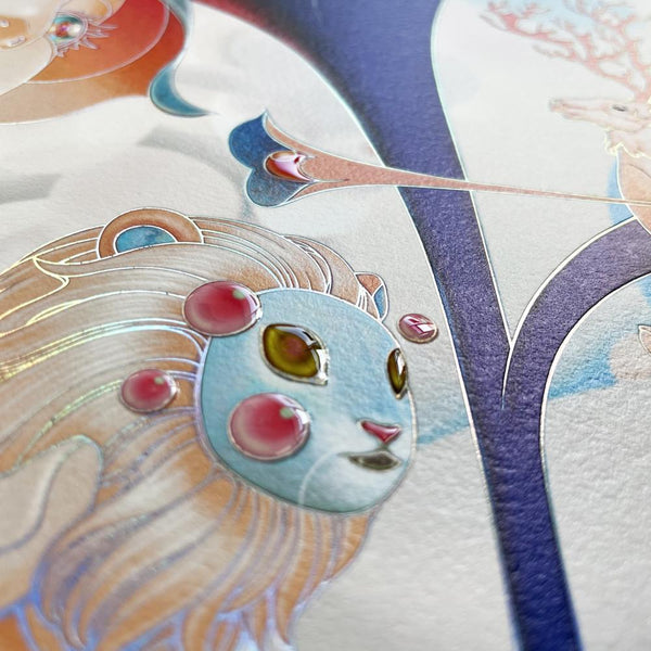 James Jean - "Forager III" 1st Edition - 2020 (Detail 4)