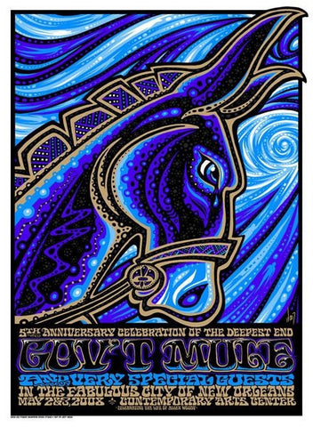 Jeff Wood - "Gov't Mule New Orleans" 1st Edition - 2008