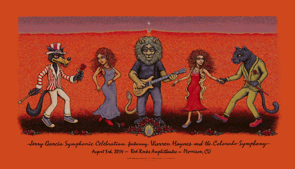 Marq Spusta - "Jerry Garcia Symphonic Celebration Morrison" 1st Edition - 2014
