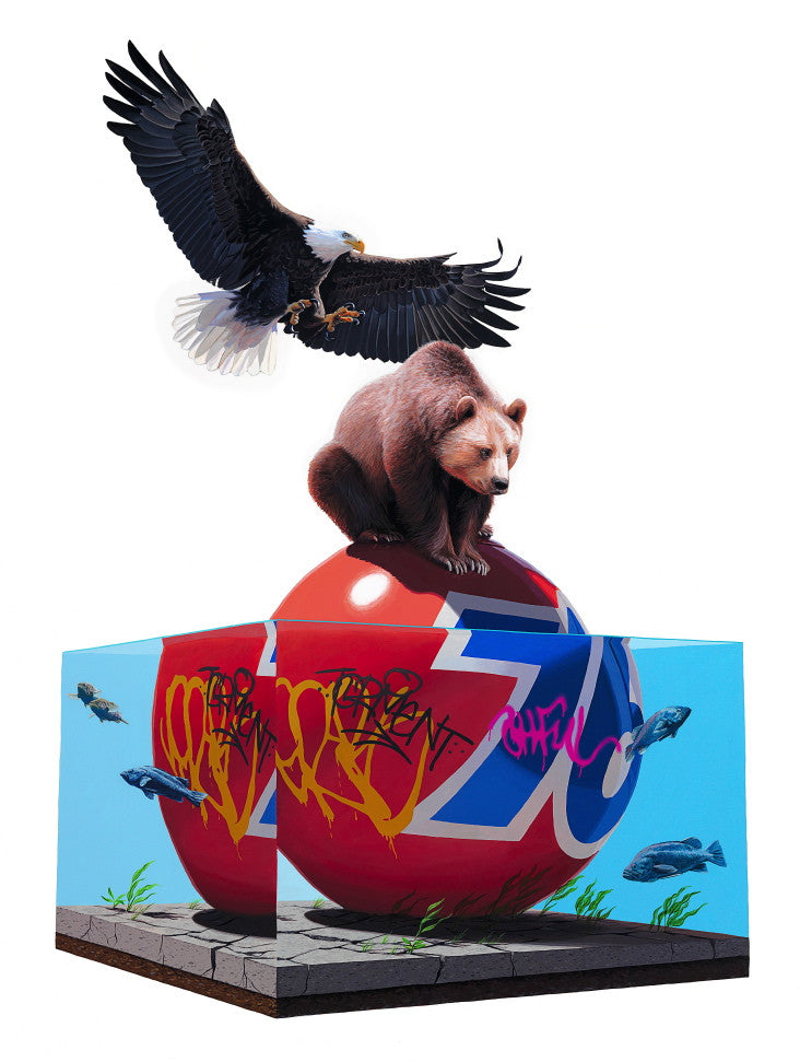 Cerberus Project (Print) • Josh Keyes – Brassworks Gallery