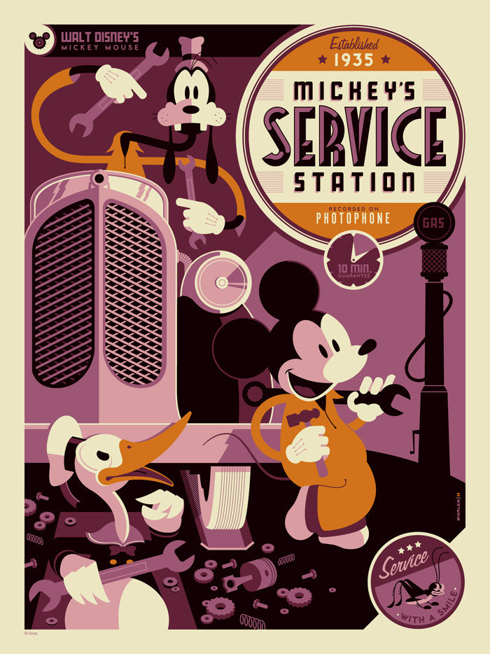 Tom Whalen - "Mickey's Service Station" 1st Edition - 2011