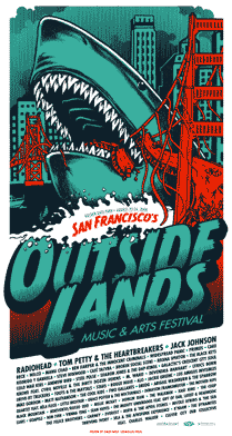 Ames Design - "Outside Lands Festival San Francisco" 1st Edition - 2008