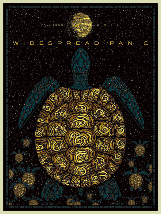 Todd Slater - "Widespread Panic Fall Tour" 1st Edition - 2013