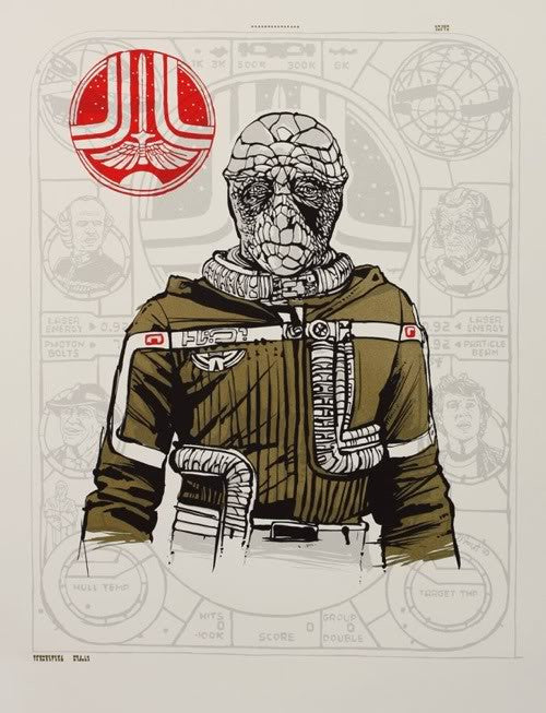 Tyler Stout - "A Portrait of the Navigator as a Young Starfighter" 1st Edition - 2010