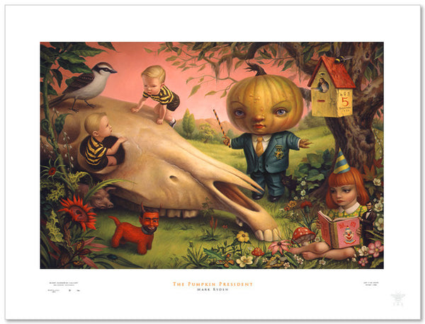 Mark Ryden - "Pumpkin President" 1st Edition - 2008