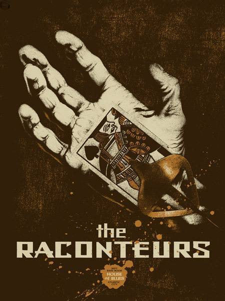 Rob Jones - "Raconteurs Atlantic City" 1st Edition - 2006
