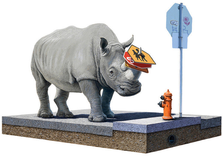 Josh Keyes - "The Collector" 1st Edition - 2012