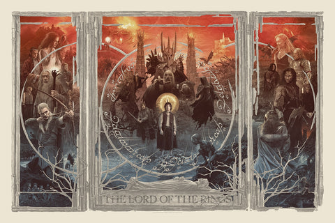 Gabz - "The Lord of the Rings Triptych" Giclee Variant - 2020
