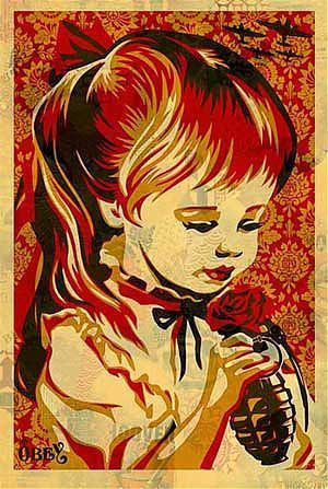 Shepard Fairey - "War by Numbers" Large Offset Edition - 2007