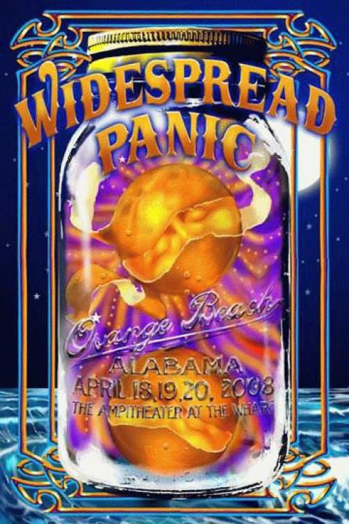 Richard Biffle - "Widespread Panic Orange Beach" 1st Edition - 2008