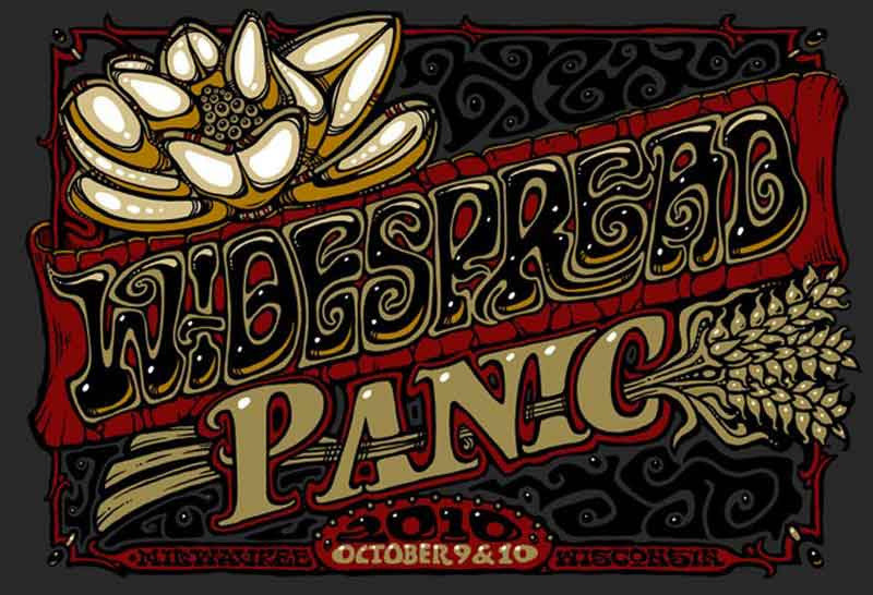 Jeff Wood - "Widespread Panic Milwaukee" 1st Edition - 2010