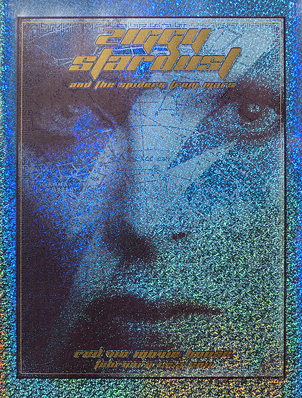Dave Hunter - "Ziggy Stardust" Sparkle Foil Tinted-Silver - 2011