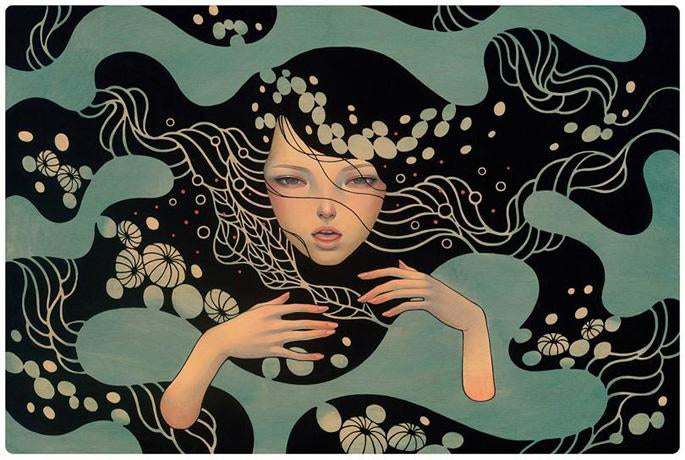 "Deep Waters" Fine Art Print by Audrey Kawasaki